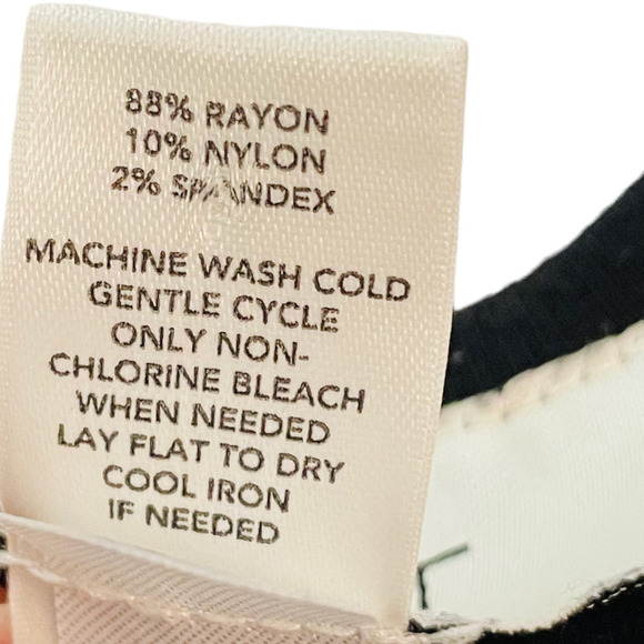 Loft women's black red white geometric print drop waist shift dress size 0P - Picture 5 of 8